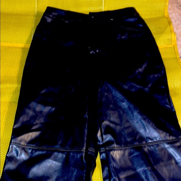 SHEIN Pants - Black Faux Leather Pants